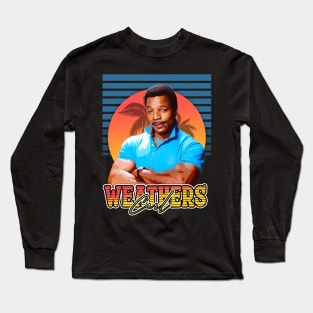 Retro Style Flyer Carl Weathers Long Sleeve T-Shirt